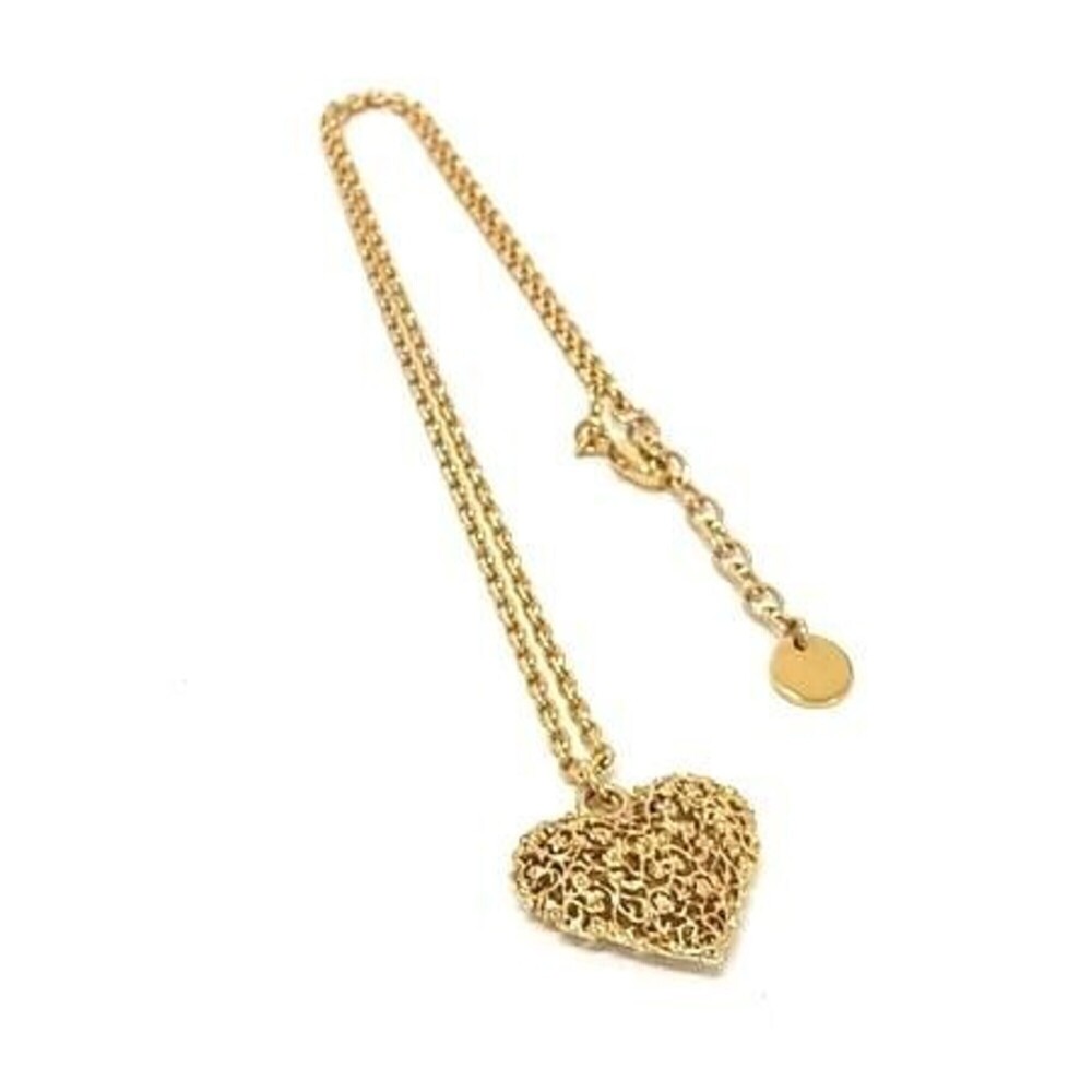 DIOR Gold Heart Necklace